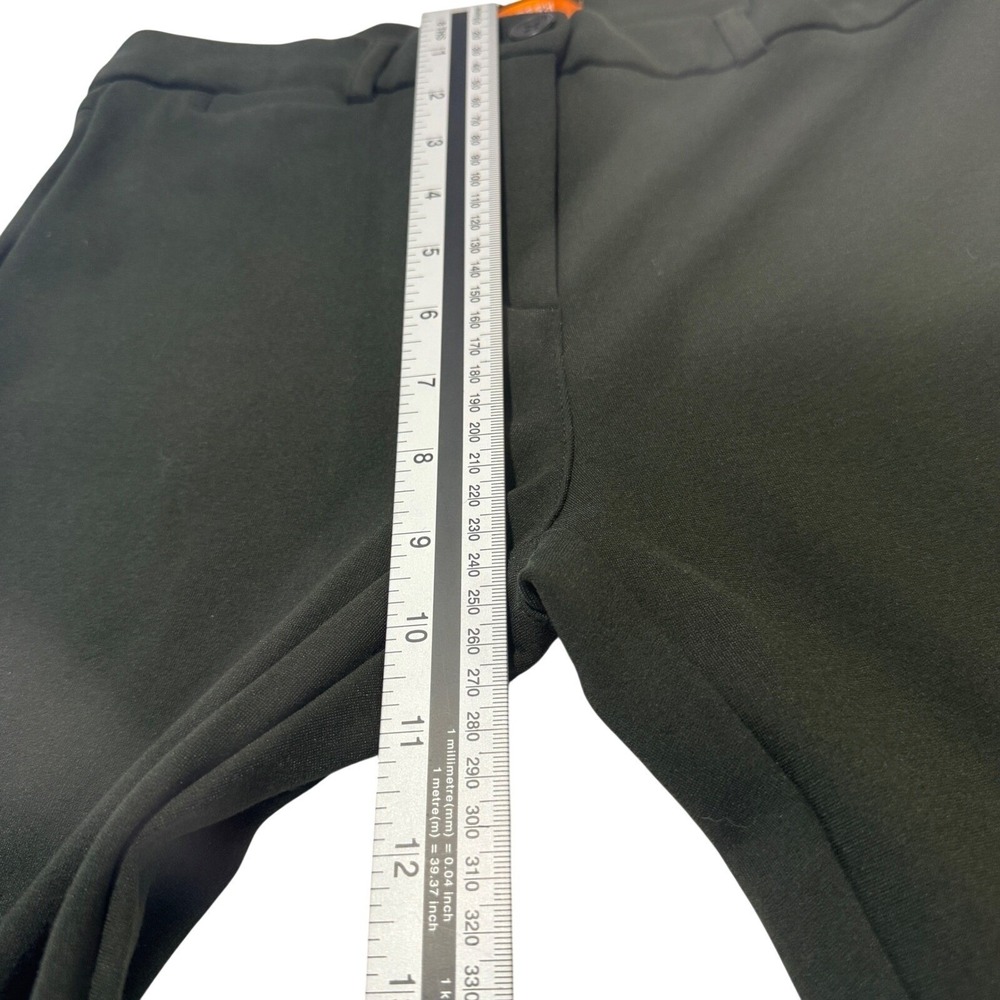 Joe Fresh Dark Olive Ponte Knit Equestrian Skinny Pants Size 8 Leggings Stretch - Picture 7 of 8